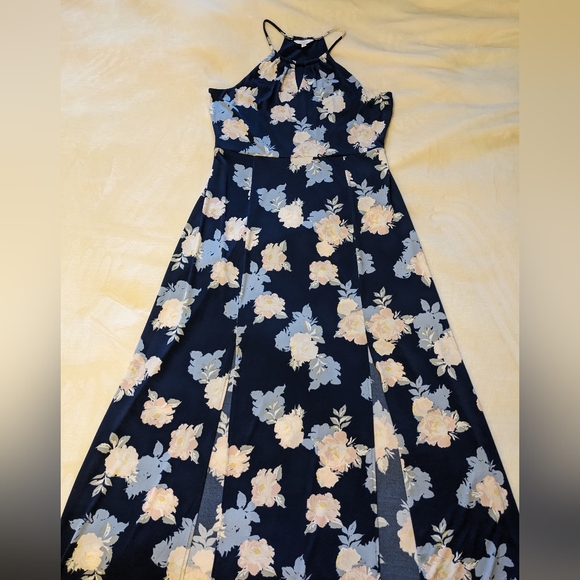 Candie's navy and floral dress - Picture 10 of 10